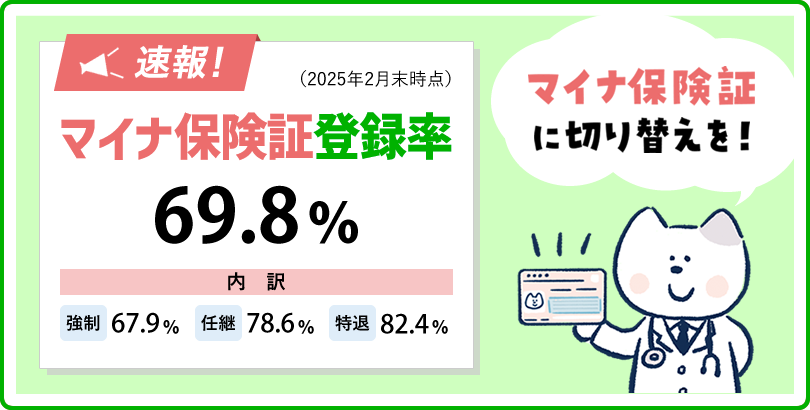 マイナ保険証登録率